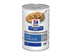Hill's PRESCRIPTION DIET Derm Complete konservai šunims Odos priežiūrai ir jautriems maistui 6x370g