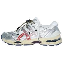 TOGA x ASICS Gel Cumulus 16 TG Balti Raudoni Gryno Sidabro Unisex Sportbačiai 1203B115-100 36