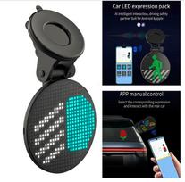 Car Rear Window Rgb Led Funny Emotion Light App Control Sign Expression Display