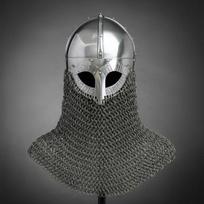 Viking Norman Helmet Handmade Medieval Armor Replica for LARP, Cosplay, Renaissance Fair Collectors Norse Warrior Helm