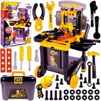 Vaikiškas meistro darbastalis - lagaminas Tools