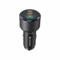 Swissten Car Charger 2x USB-C PD / USB / 95W