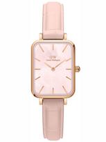 MOTERŲ LAIKRODIS DANIEL WELLINGTON Quadro Pressed Melrose Pearl 20mm DW00100508 + DĖŽUTĖ (zw521a)