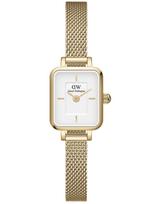 MOTERŲ LAIKRODIS DANIEL WELLINGTON Quadro Mini 15mm DW00100725 + DĖŽUTĖ (zw524a)