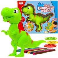 Dinozaurų T-rex projektorius + pieštukas TA0048