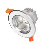 Įmontuojamas šviestuvas ORRO LED, 7 W, 220-240 V, 420 lm, 3300 K, 30.000 h, apvalus, sidabrinės spal