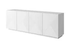 Durelių skrynia 200 cm, Asha balta matinė