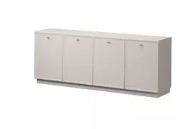 Chest Of Doors Lorini 200 Cm - Cashmere / Gold Handles