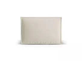 Velvet Pillow, "Nuria", 60x40x26, Beige