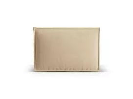 Velvet Pillow, "Nuria", 60x40x26, Nude