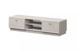 Tv Set Lorini 150 Cm With Drawers - Cashmere / Black Handles T-bar