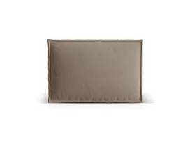 Velvet Pillow, "Nuria", 60x40x26, Warm grey