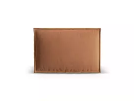 Velvet Pillow, "Nuria", 60x40x26, Honey
