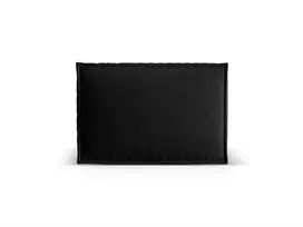 Velvet Pillow, "Nuria", 60x40x26, Black