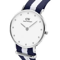 DANIEL WELLINGTON Glasgow Sidabrinė Moteriška Laikrodžio DW00100082 + DĖŽUTĖ