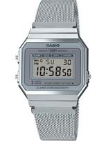 Unisex Casio Retro Vintage Laikrodis A700WM-7A + DĖžUTĖ