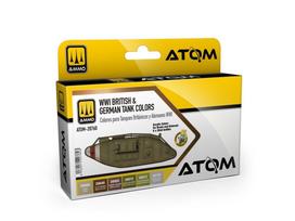 AMMO MIG - ATOM Akrilinių dažų rinkinys WWI British & German Colors, 20760