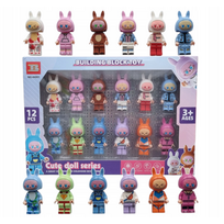 LEGO Labubu žmogeliukų rinkinys - 12vnt.
