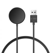Juodas laikrodžio įkroviklis "Tech-Protect MC03 Ultraboost Magnetic Charging USB" (100cm.) skirtas Samsung Galaxy Watch