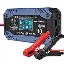 QOLTEC 52482 Intelligent charger for STD AGM GEL LiFePO4 Battery charger with repair function 12 24V 10A LCD 9stage charg