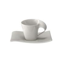 Espresso puodelis su lėkštute Villeroy & Boch NewWave, 50 ml