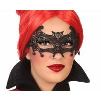 Kaukė Šikšnosparnis Juoda Halloween
