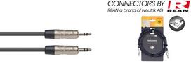 Stagg REAN 2 x 3.5mm miniJack TRS AUX 3m
