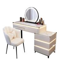 LED kosmetinis staliukas, Ana stalviršis 100 cm - baltas