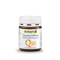 Herbafit Ubiquinol 200mg kofermentas Q10 bioaktyvus, 30 kapsulių