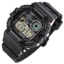 CASIO Skaitmeninis Mėnulio Fazės Vyrų Laikrodis WS-1700H-1AV + DĖŽUTĖ