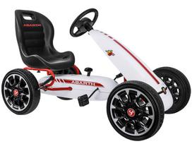 Licencijuotas ABARTH pedalinis gokartas vaikams, 30 kg, minkšti ratai PA0167