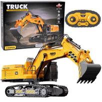 Ekskavatoriaus modelio surinkimo rinkinys 133ele + RC pultelis valdomas STEAM RC0695