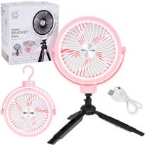 Tylios stalo CLIP ventiliatorius belaidis USB ventiliatorius 3 x Air ZA5609