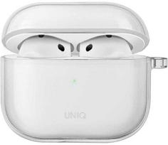 UNIQ dėklas Glase AirPods 4 glossy clear