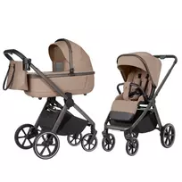 2in1 vežimėlis Carrello Omega Deluxe, Paper beige
