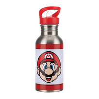 Paladone Super Mario metalinė gertuvė su šiaudeliu