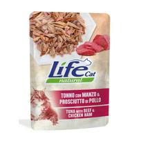 Life Cat guliašas su tunu, jautiena ir kumpiu, 70 g