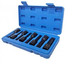 Smūginiai antgaliai | 12,5 mm (1/2") | T-Star (Torx) T30 - T80 | 8 vnt (S1101)