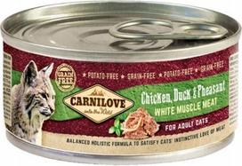 Carnilove Cat Chicken, Duck & Pheasant White Muscle Meat – wet food for cats – 100 g