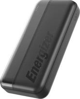 Energizer - 20K Power Bank with dual USB-C and USB-A ports - 20000mAh - Black