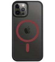 Juodas (Raudonas) dėklas Apple iPhone 12 / 12 Pro telefonui "Tactical MagForce Hyperstealth 2.0 Cover"
