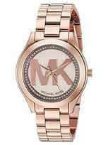 MOTERONGS LAIKRODIS MICHAEL KORS MK3549 Mini Slim Runway + DĖŽUTĖ
