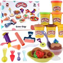 Saldus Mažasis Konditerio Rinkinys Plastilinas + Tortų Formelės 5195