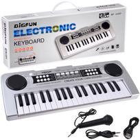 Mini organų klaviatūra 37 klavišų + mikrofonas SIDABRO IN0183
