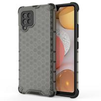 Medaus korio dėklas su TPU bumpers Samsung Galaxy A42 5G juodas