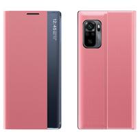 Miego dėklas knygos tipo dėklas su protinga langeliu Xiaomi Redmi K40 Pro+ / K40 Pro / K40 / Poco F3 rožinis