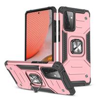Wozinsky Ring Armor dėklas su stoveliu tvirtas ir atsparus Samsung Galaxy A72 4G rožinis