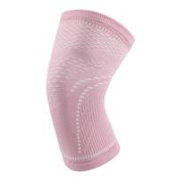 Compression Knee Support Sleeve for Running, Hiking, Badminton - Patella Protector & Warm Knee Pad Small rožinė