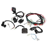 Elektrinis laidų komplektas CDI surinkimo priedas ATV QUAD transporto priemonei 200 300cc juoda
