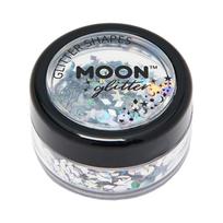 MOON GLITTER SHAPES veido, plaukų ir kūno blizgučiai, 3 g